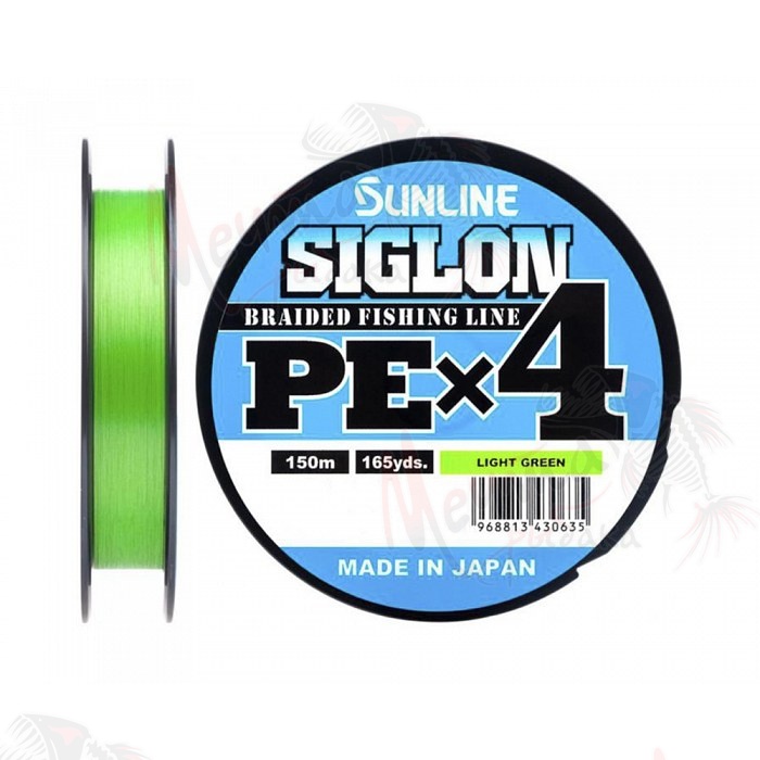 ШНУР ПЛЕТЕНЫЙ SUNLINE SIGLON PEx4 150 m DARK GREEN #1.7