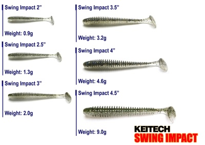 Виброхвост Keitech Swing Impact 4,5" #420